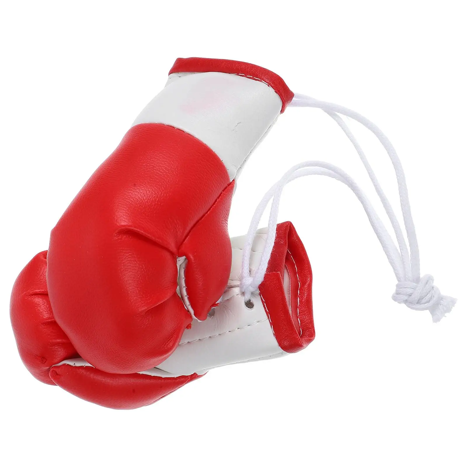 

Mini Boxing Gloves Car Decoration 2 Pcs Cotton Hanging Ornament Stylish Miniature Adorable Punching Gloves Pendant Car