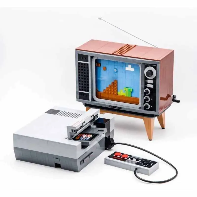 2651 Pz Idee Super Nes Console di gioco Nostalgico Modello retrò Modulare 71374 Building Blocks Mattoni Giocattoli per bambini 10013 Decorazioni per la casa
