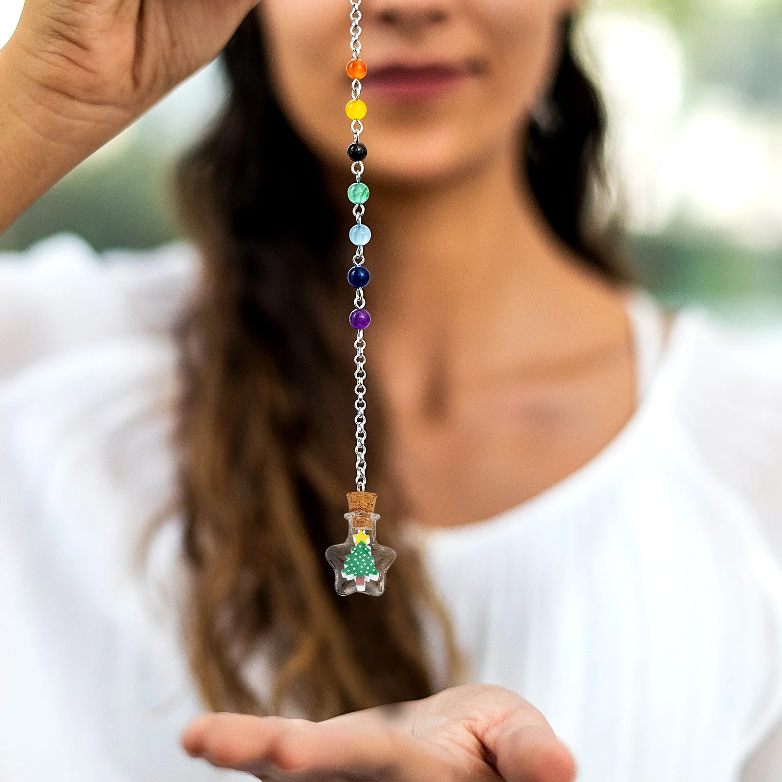 

5Sets Glass Drift Bottle Decorative Cork Mini Bottles Multi-Function Wish Bottle DIY Craft Supplies Wishing Accessory