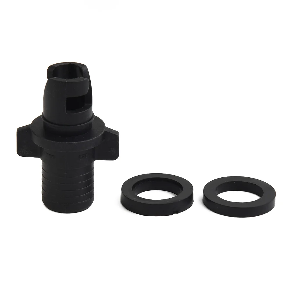 Screw Air Valve Connector Adapter Parts Plastic Replacement W/ gasket Accessories Air Valve Cap For Inflatable Boat