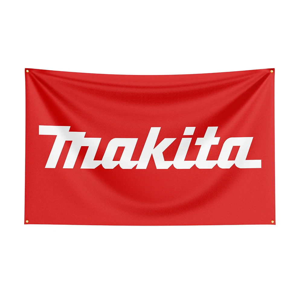 3x5Ft Makitas Vlag Polyester Gedrukt Gereedschap Banner Voor Decor