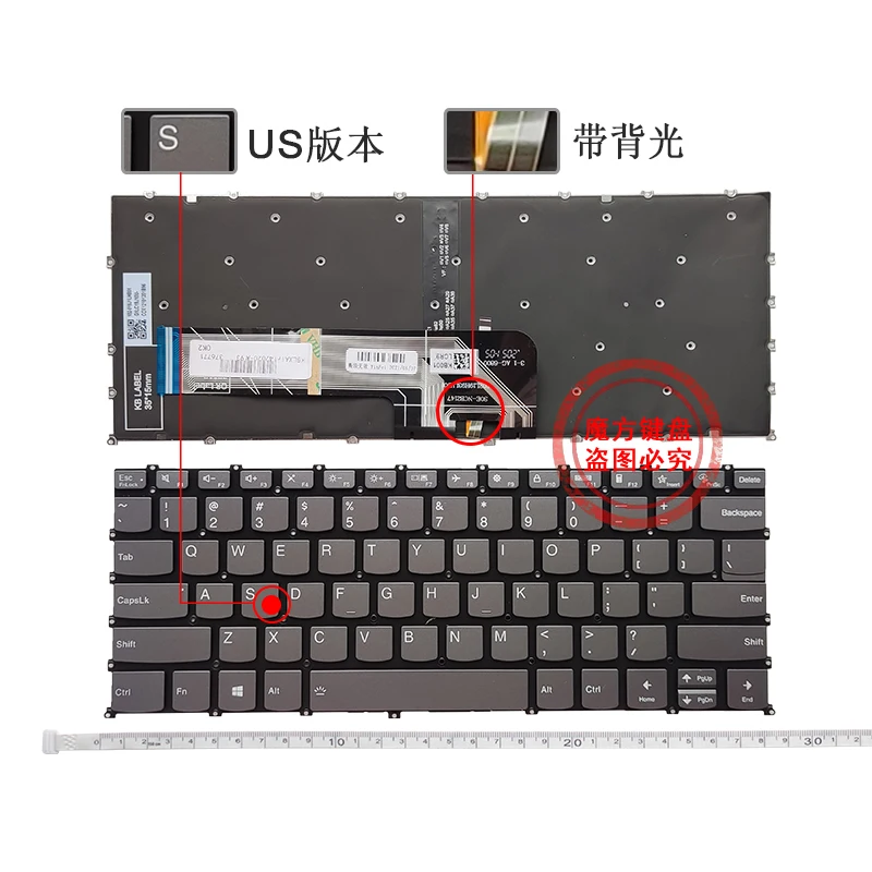 US Keyboard For Lenovo IdeaPad 5 14ITL05 5-14IIL05/ARE05 Yoga Slim