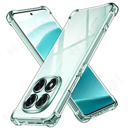 Shockproof Cover For Xiaomi Redmi Note 14 Pro Plus Case  Clear Shock With Soft TPU Silicone 14C 14T 4G 5G Thin Anti-shock Funda