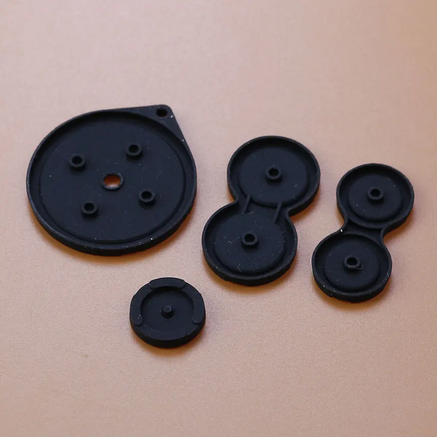 مطاط موصل ملون عالي الجودة لوحدة التحكم في الألعاب GameBoy Advance SP GBA SP أزرار السيليكون وسادات الاتصال وغطاء البراغي #2