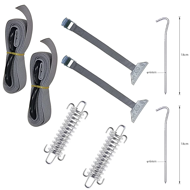 

1 Set Caravana Fiamma Thule Isabella Dorema Cassette Awning Universal Tie Down Strap Kits Camper Accessories