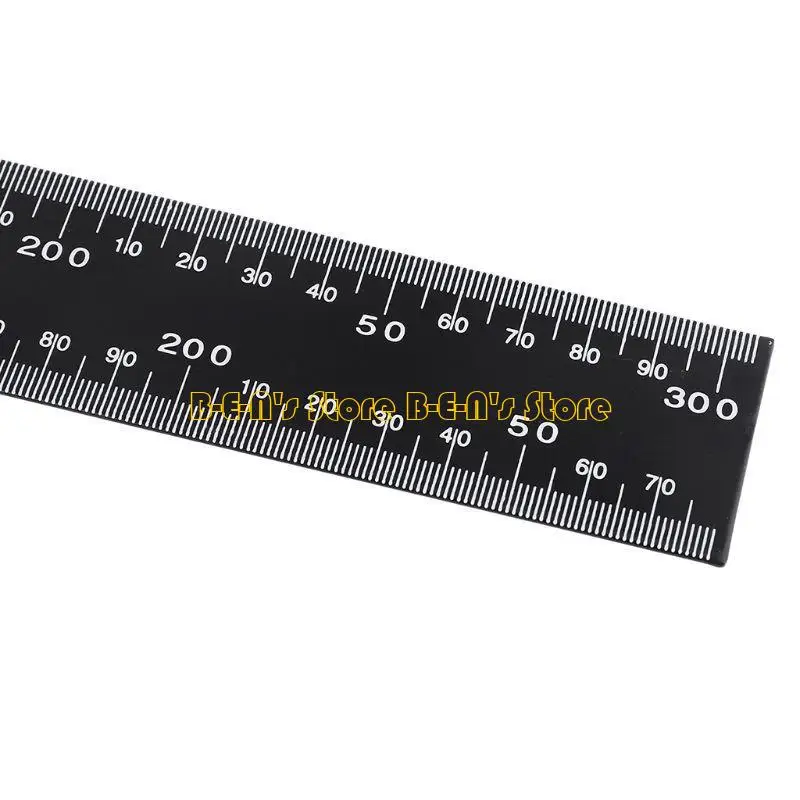 Y1AD Metal L-Square Shaped Ruler Sewing Measure Framing Square Ruler 20X30cm