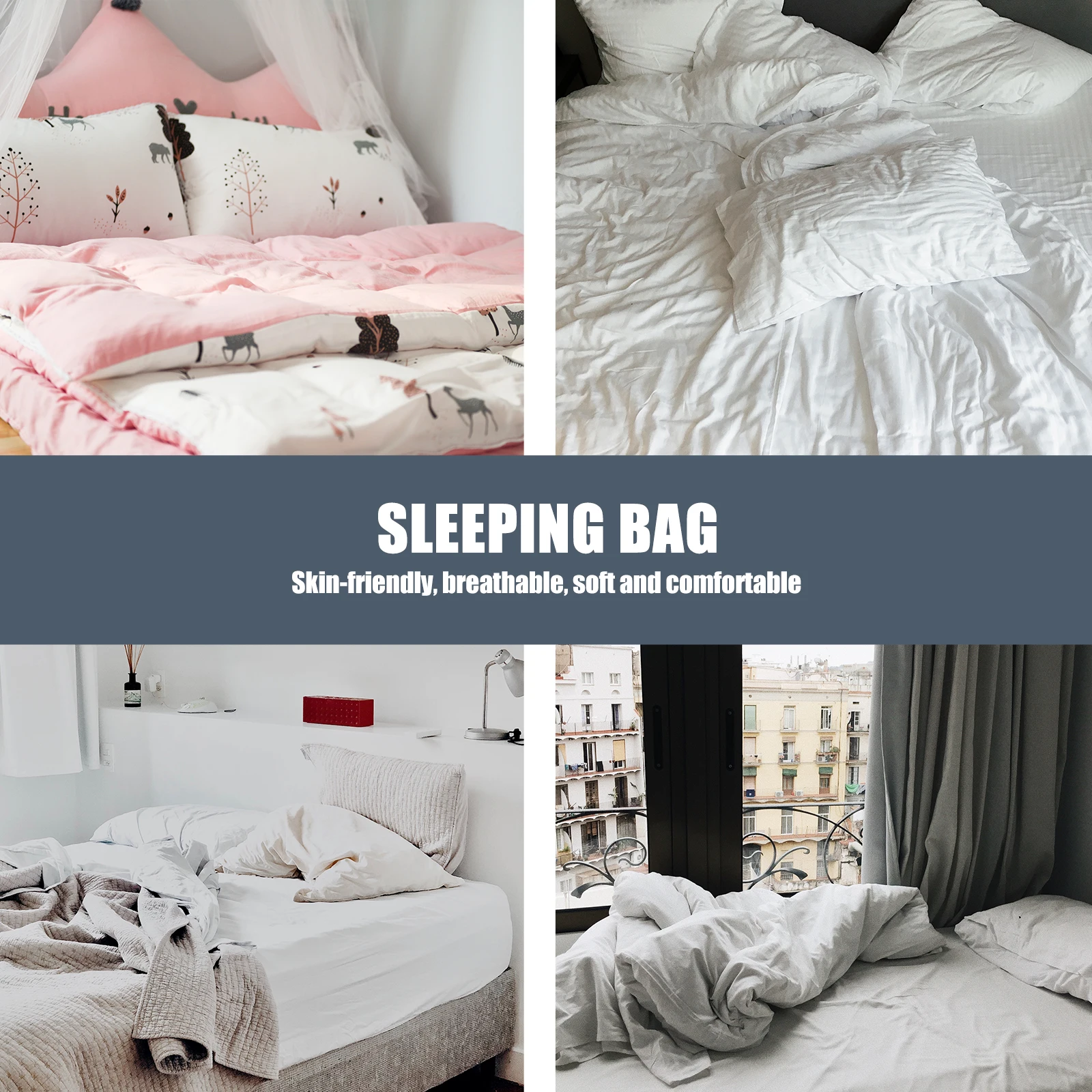 

Travel Sleeping Bag Disposable Vacuum Time Use Camping Essentials Bedding