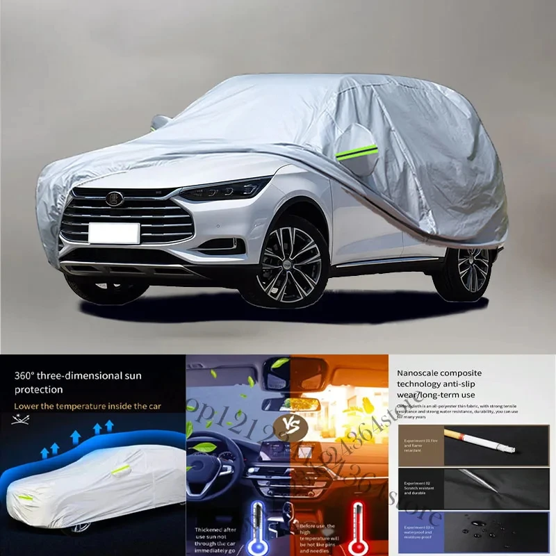 

For BYD-Tang Auto Anti snow Anti dust Anti-uv Anti peeling paint And Anti Rainwater 210t car cover Car cover protection