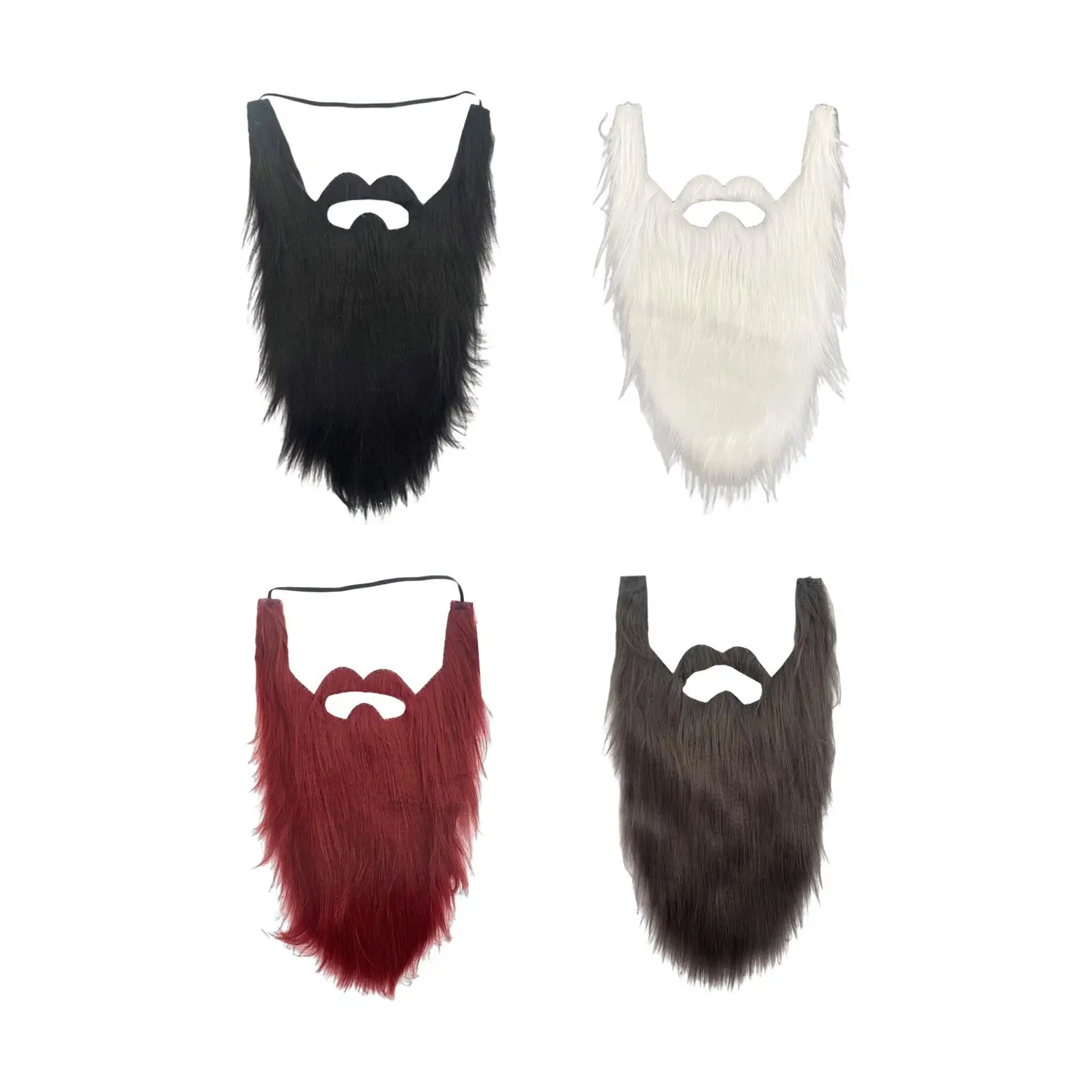 

Long Beard Costume Fake Mustache Fake Beard Mustaches Dwarf Gnome Beard Costume Accessories Dress Up for Party Cosplay Supplies