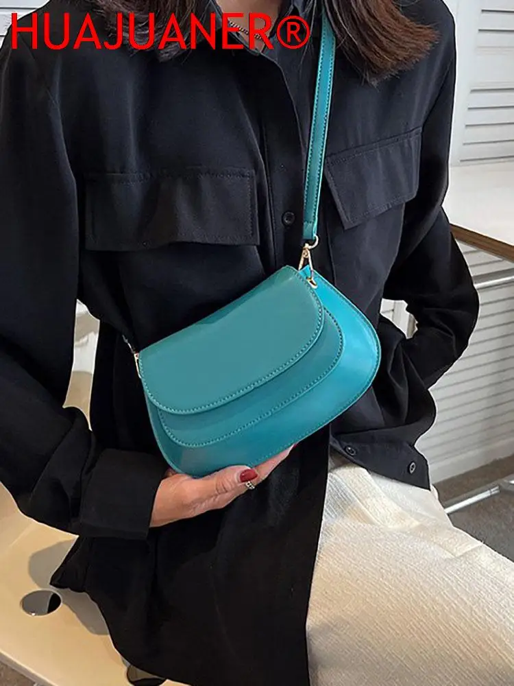 Small Female Bags Flap Luxury Designer Handbags for Women Shoulder Crossbody Bag Women's Handbag Pu Leather 2023 Trend Solid