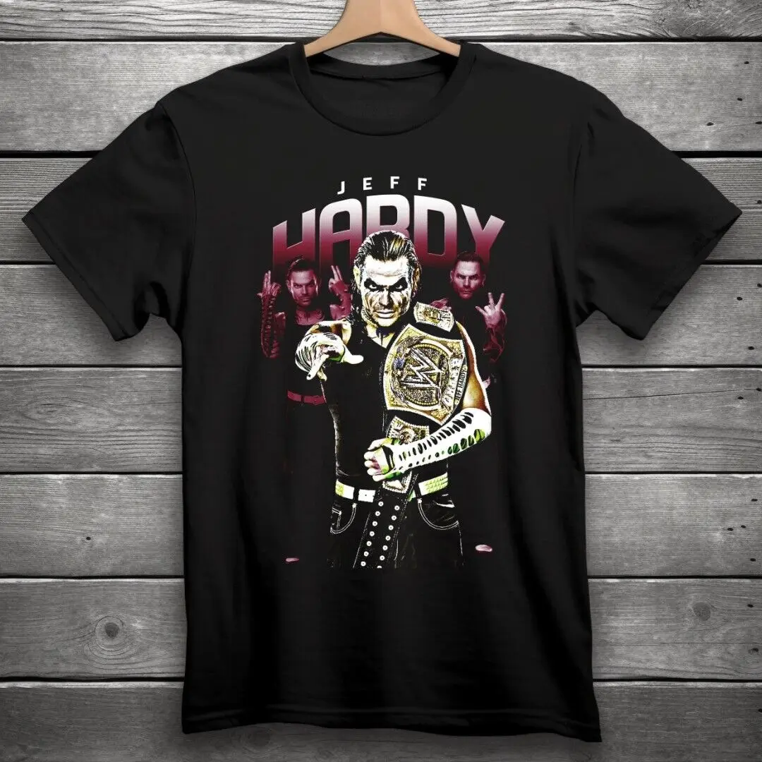 Jeff Hardy Wrestling T-Shirt Black