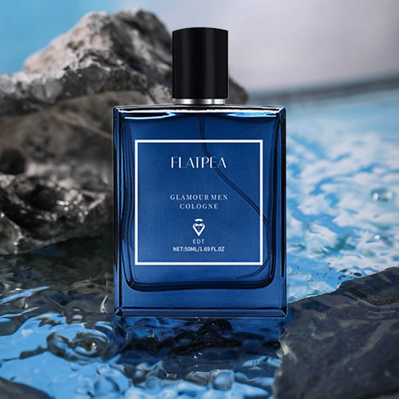 Perfume azul genuino para hombres, flores frescas, fragancia De frutas y árboles, aroma De cítricos, Colonia De larga duración, encantador Eau De Toilette