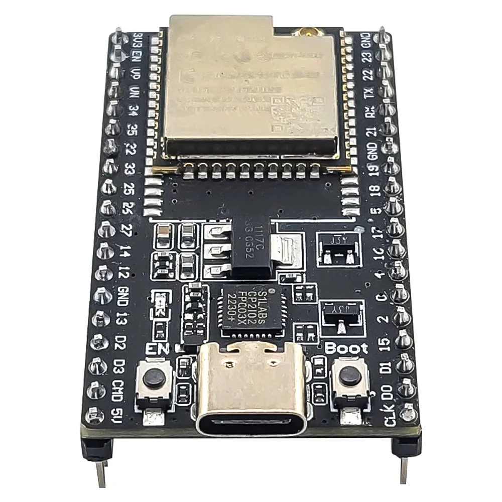 ESP32 Development Board with Port Expansion Board Kit ESP32-32U BT Wifi Module Type-C 38PIN CP2102 ESP32-DevKitC
