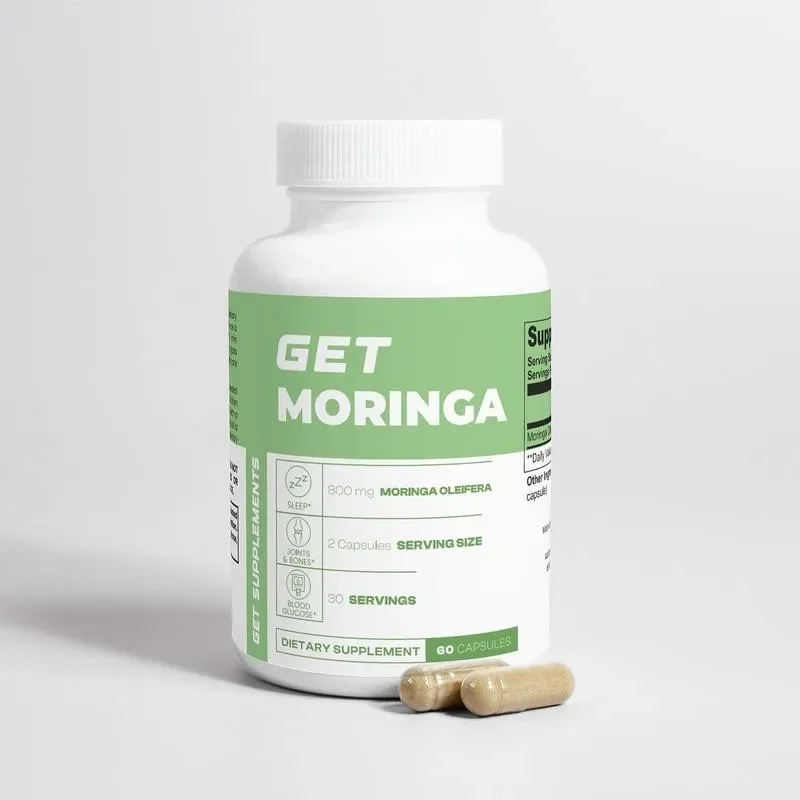 

Капсулы с листьями Моринга Oleifera 800 мг — содержит чистый порошок листьев Моринга для энергетической и иммунной поддержки, богатый антиоксидантами