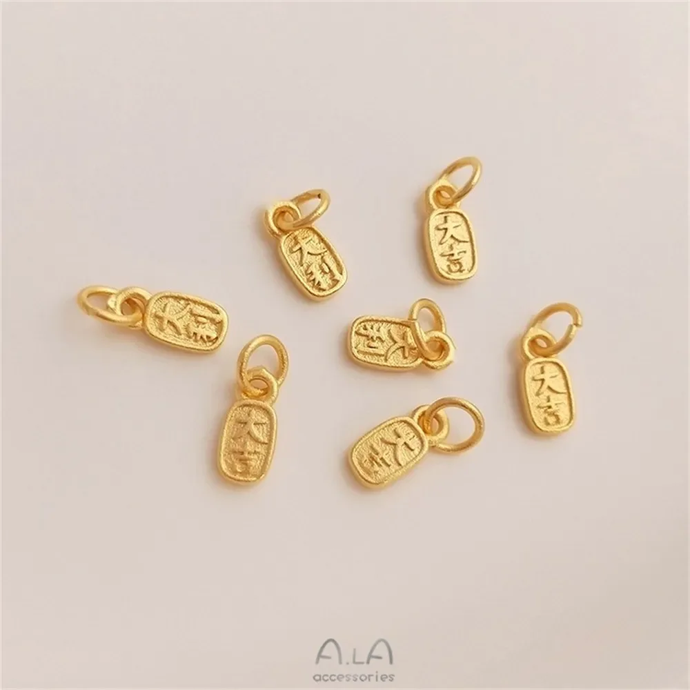 Noworoczne akcesoria w stylu China-Chic, złoto piaskowe, szczęśliwy lotos, dwa szczęśliwe orzeszki fu, zawieszka w kształcie tykwy marki Fu, DIY K257