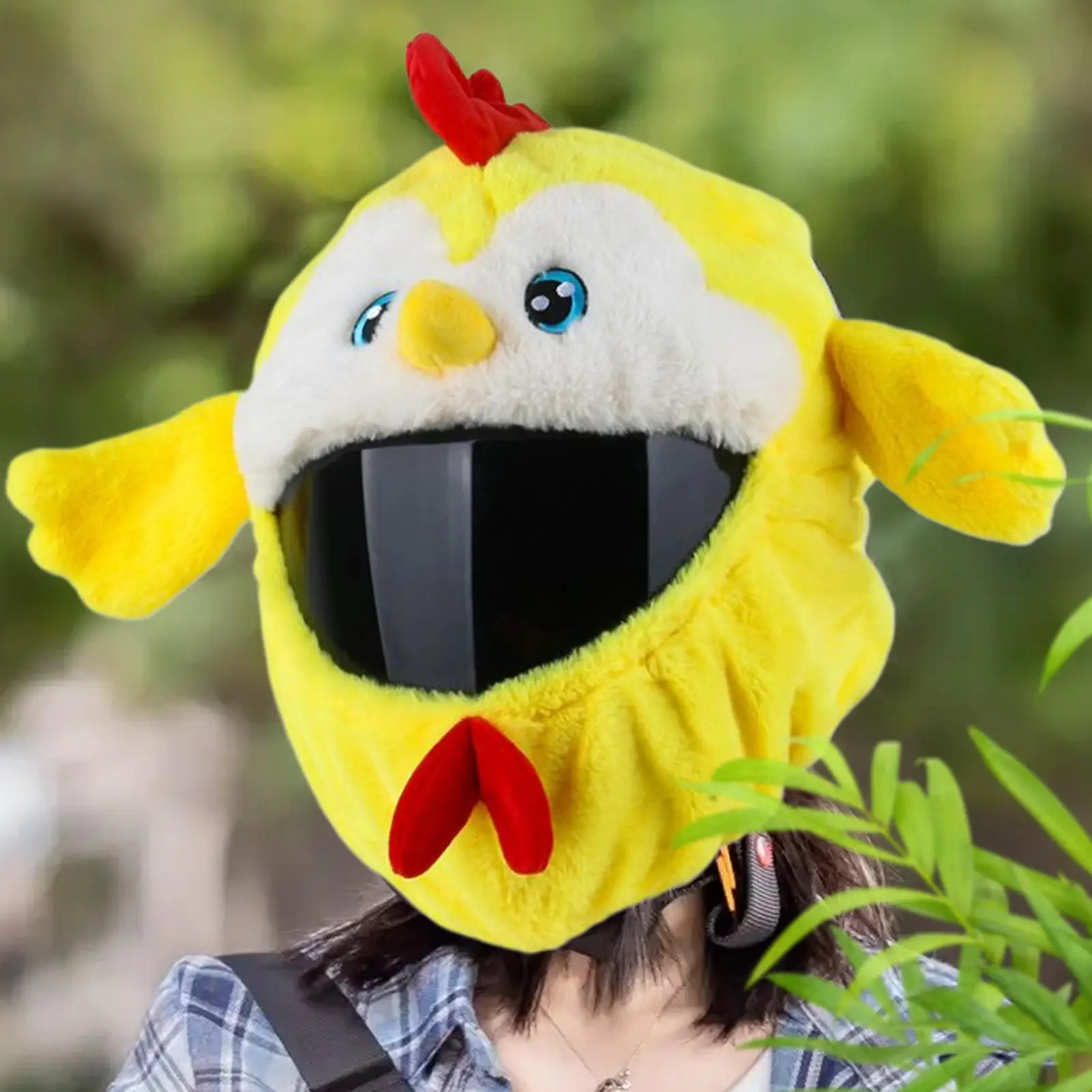 

Helmet Covers Funny Adorable Motorcycle Bird Helmet Protector Cover Riding Accessories For Friends Youth Women Husband Teens