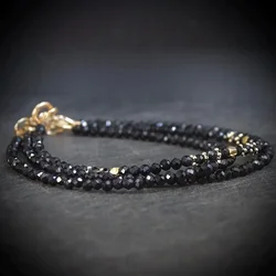 Black Spinel Spiritual Healing Stone Bracelet