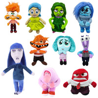 4/10pcs Inside Out 2 Plush Dolls Inside Out Plush Toy Cute Cartoon Plushie Doll Soft Stuffed  Periphery Toys Kids Birthday Gift