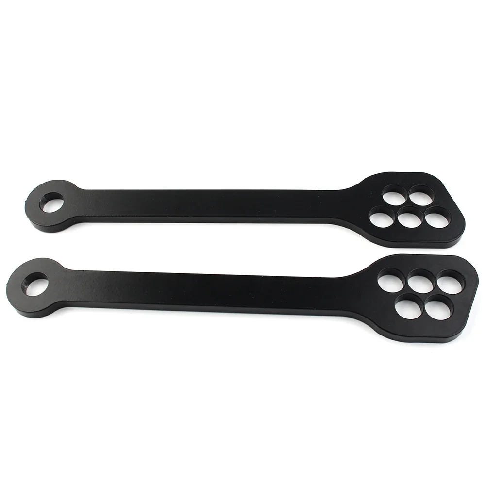 1 par de ligação para rebaixamento de motocicleta, kit para yamaha tenere 700 xtz690 xtz 690 t7 2019 2020 2021 preto 304 aço inoxidável