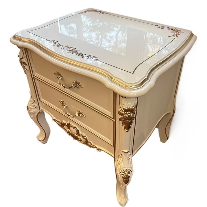 

Прикроватная тумбочка из массива дерева, прикроватная тумбочка с цветком и резьбой по дереву, высококачественная мебель для спальни