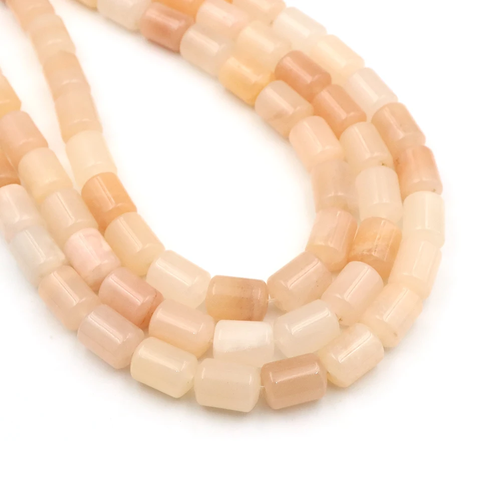 10x14mm Natural Stone Cylinder Beads Healing Crystal Chakra Reiki Gemstone Tube Spacer DIY Bracelet Necklace Jewelry Accessories view 4