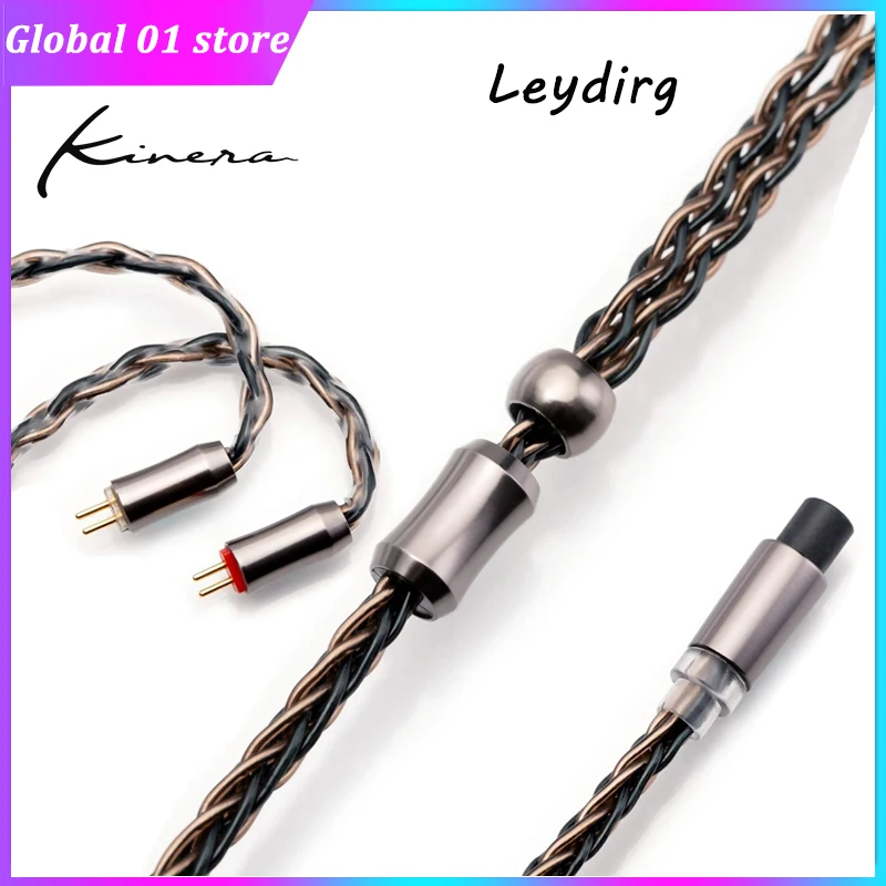 

Kinera Leyding Headphone Cables Modular Earphone Upgrade Cable OFC Alloy Copper With 0.78 2 Pin MMCX Connector Replaceable Plug