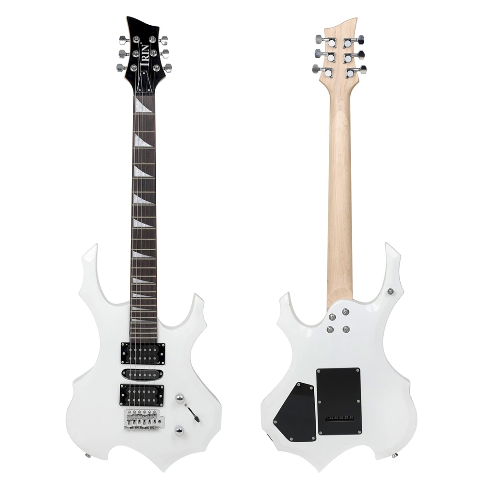 IRIN Electric Guitar 24 Frets 6 Strings Maple Body Electric Guitar Guitarra With Bag Speaker Necessary Guitar Parts Accessories