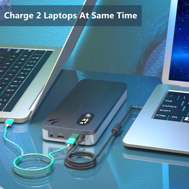 Laptop UPS Emergency Power Bank 250W Output PD DC150W Super-Charge 5V-24V 12V 40000MAH Multi-functional Battery