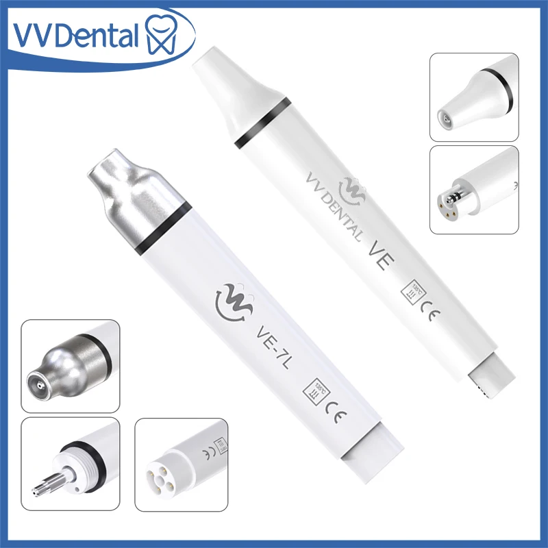 

VVDental Dental Ultrasonic Scaler Handpiece Fit EMS / Woodpecker Ultrasonic Scaler Teeth Cleaning Tool with LED/No LED Handpiece