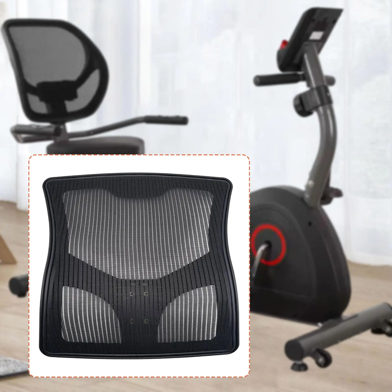 Exercise Bike Backrest Sturdy Breathable for Cycling Fitness Gym Equipment