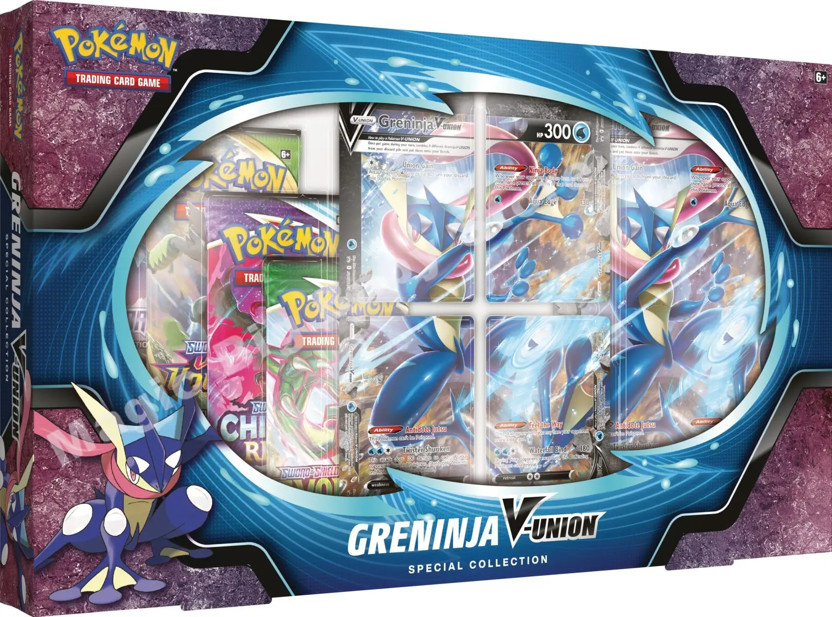 Genuine Original Pokemon PTCG Card U.S. Edition Puzzle V-UNION Card Holder S7 Replenish Bag Mew-two Ninja Gift