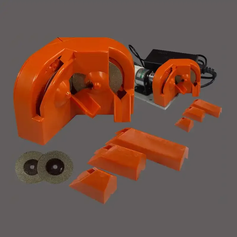 Imagem -03 - Multipurpose Drill Bit Moagem Sharpener Afiador de Facas de Impacto Elétrico Polimento Descartável Dupla Face
