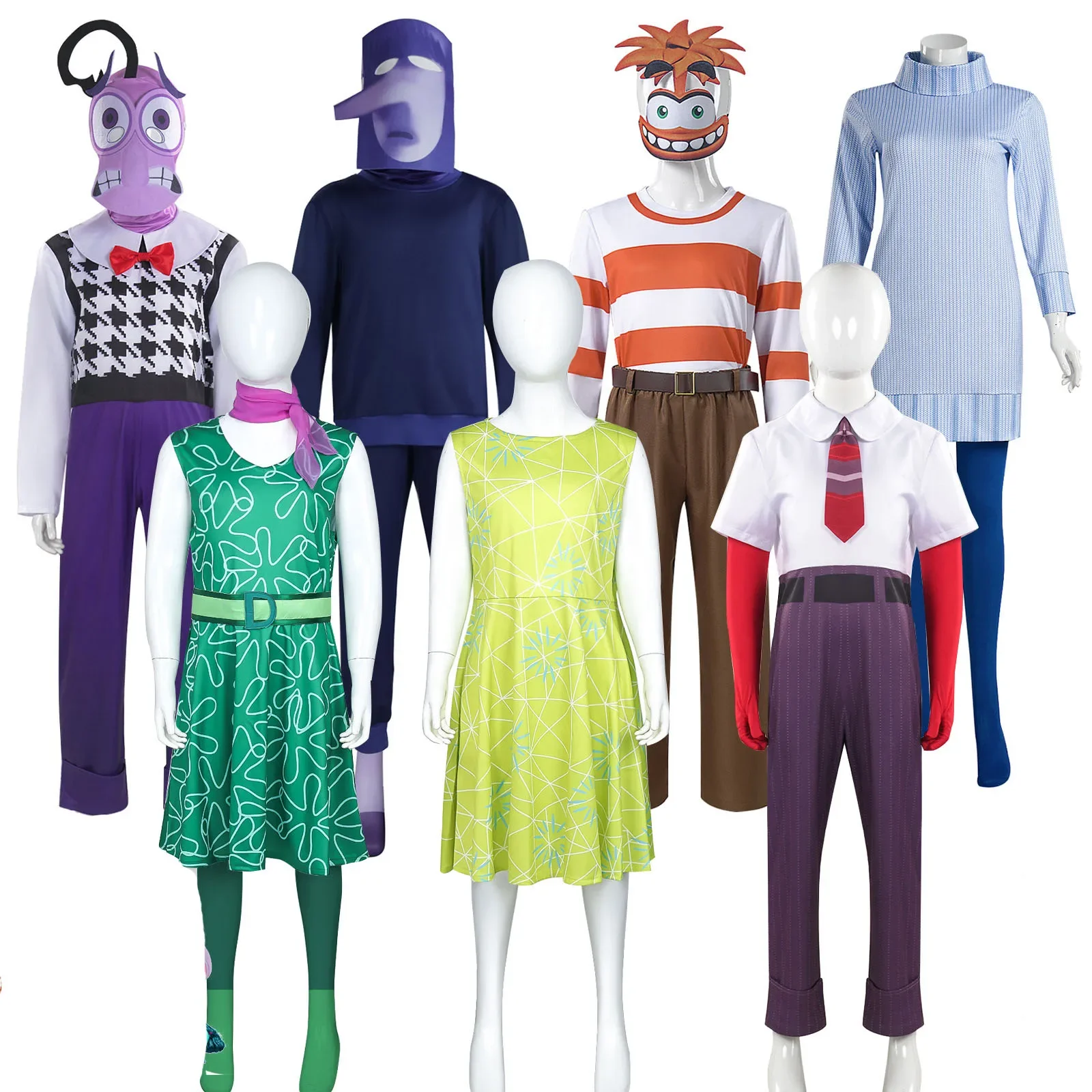 بدلة تنكرية للخدمة السرية للدماغ Joy Lele dislike عاطفة سعيدة للهالوين نفس الأداء زي موضة ملابس منزلية جديدة #1