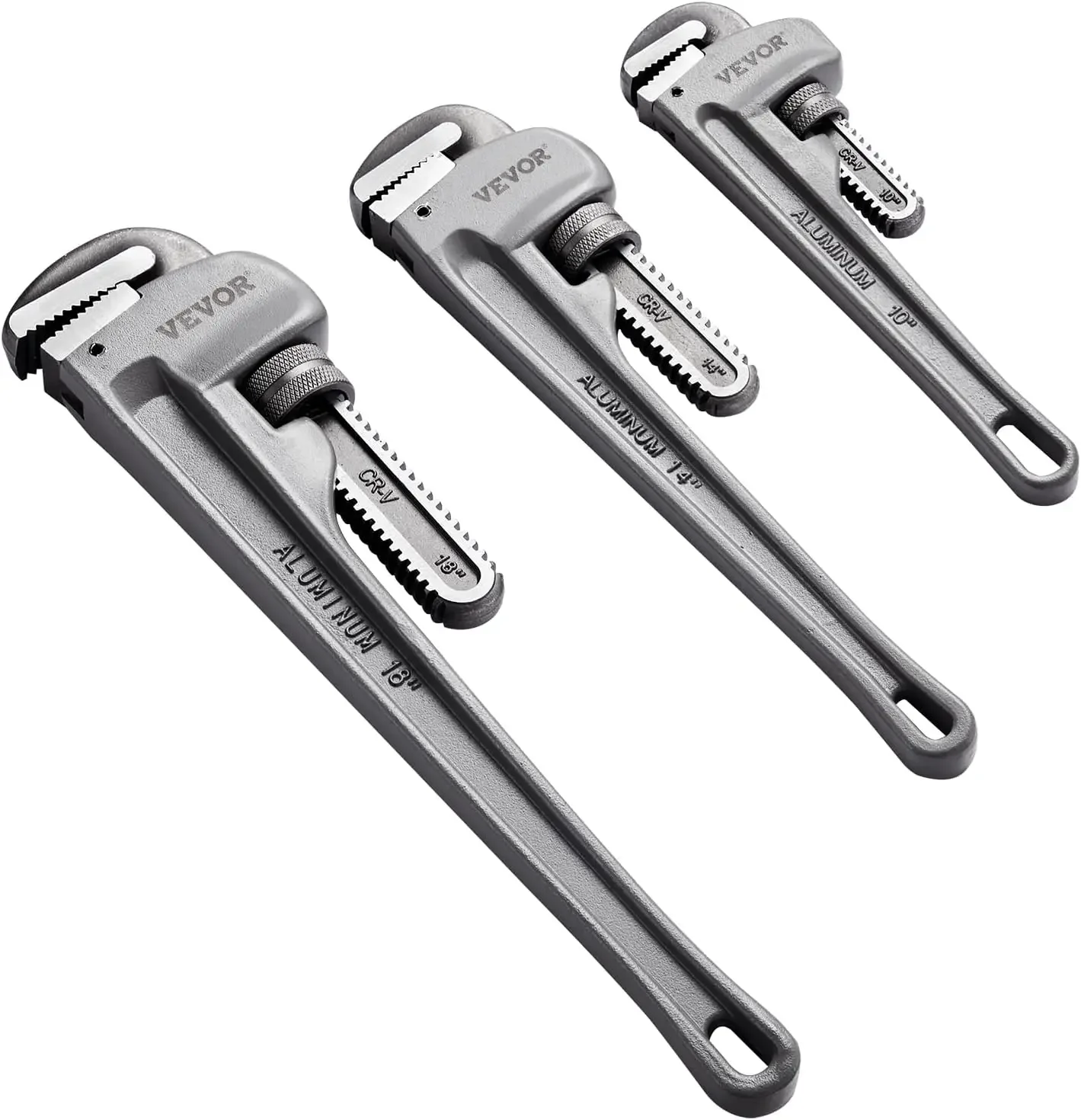 3-Piece Pipe Wrench Set, 10