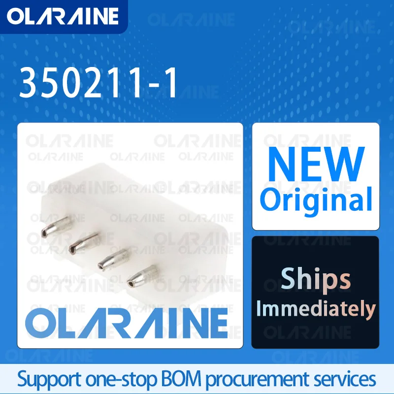 

20/50/100Pcs 350211-1 100% brand new and original IC chip Pin and socket connectors 4 Position 13 A