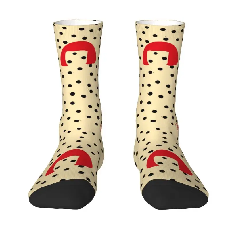 Novelty Printing Yayoi Kusama Socks for Women Men Stretchy Summer Autumn Winter Abstract Painting Crew Socks