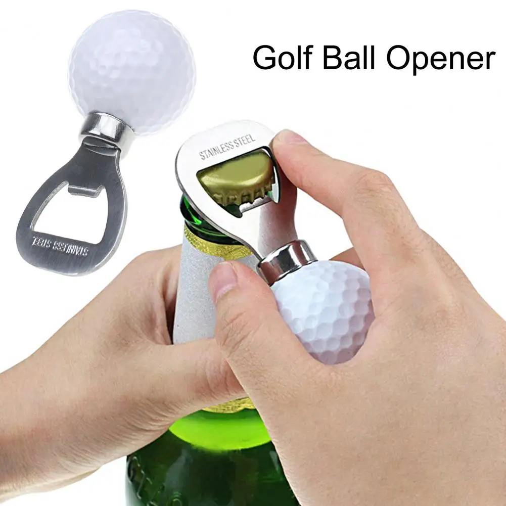 Golf Ball Shaped Beer Bottle Opener funny Mini Golf Ball Bottle Cap Opener Compact Golf Ball Bottle Cap Opener Opening Tool