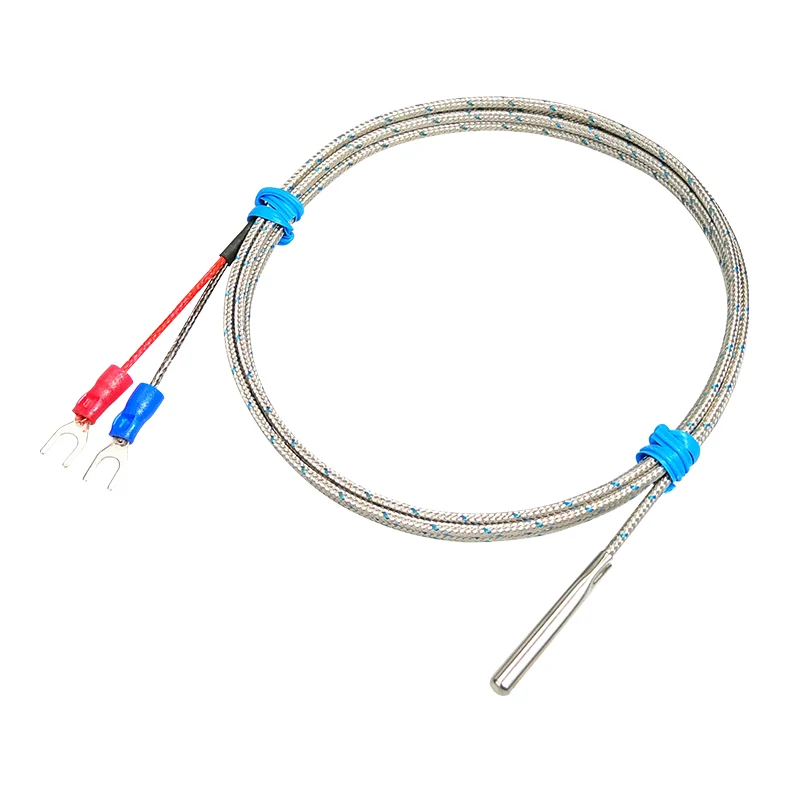 Probe thermocouple K type electrothermal dioptric rod temperature probe EJT pin wire Pt100 temperature sensor