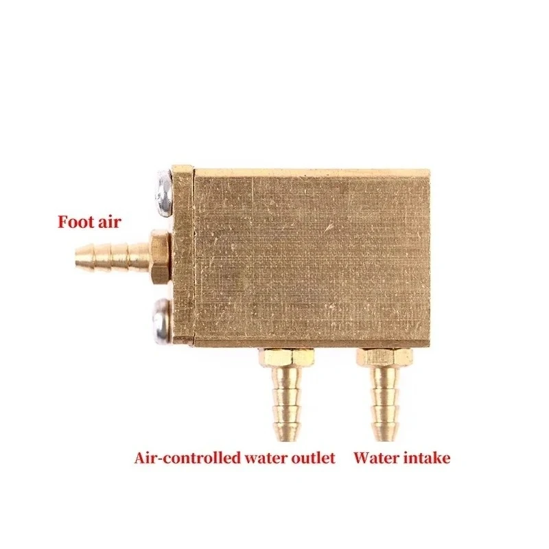 6Pcs Dental Material Dental Chair Fittings Square Pressure Valve Single Water Valve Air Control Water-air Connection