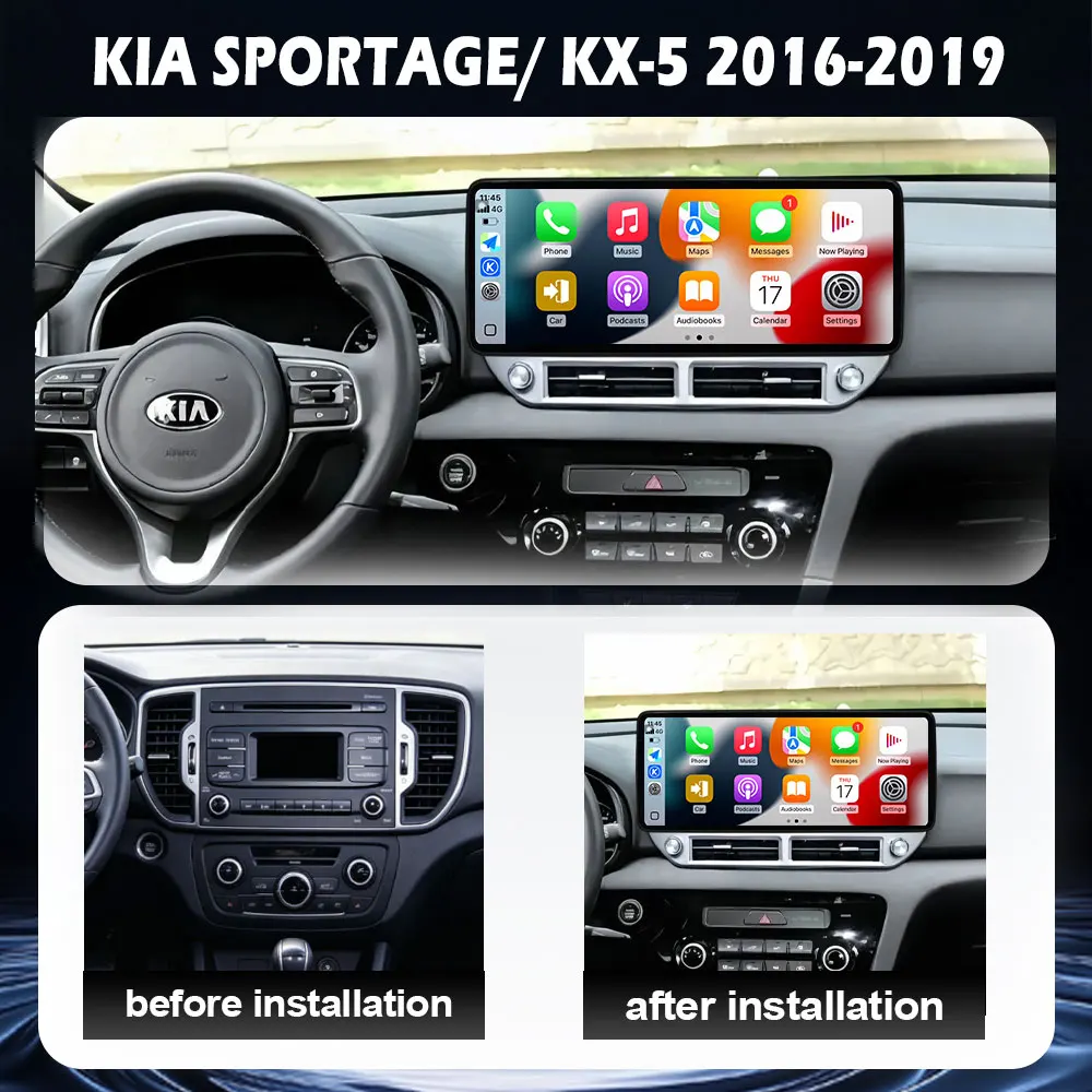 Android OS For KIA SPORTAGE/KX-5 2016-2019 Car Radio Multimedia Player DSP Stereo WiFi GPS Navigation Head Unit