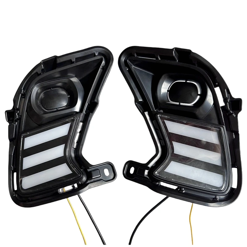 

Car LED Turn Signal Fog Lights DRL Daytime Running Lights For Toyota Grand Highlander LE XLE SE 2024 2025 Accessories