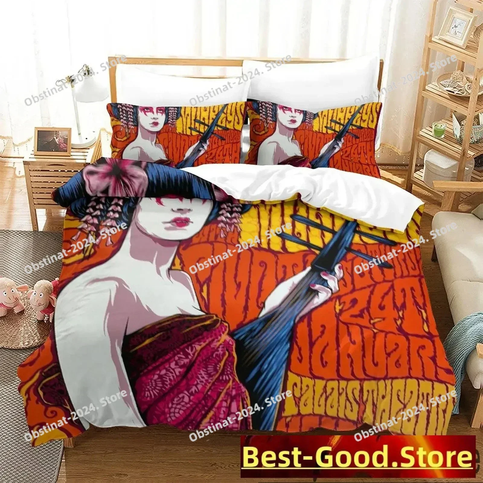 3D Print Arctic Monkeys Bedding Set Boys Girls Twin Queen King Size Duvet Cover Pillowcase Bed boys Adult Home Textileextile