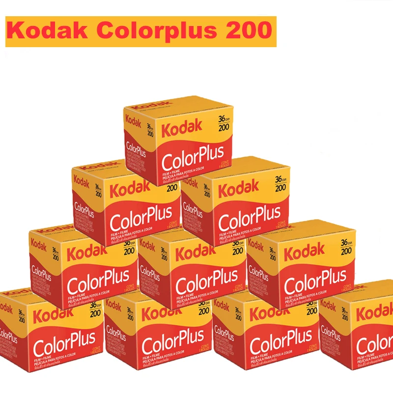 1/2/3/4/5/10 Rolls For KODAK ColorPlus 200 35mm Film 36 Exposure Per Roll Fit For M35 / M38 Camera Negative Film For 135 Camera