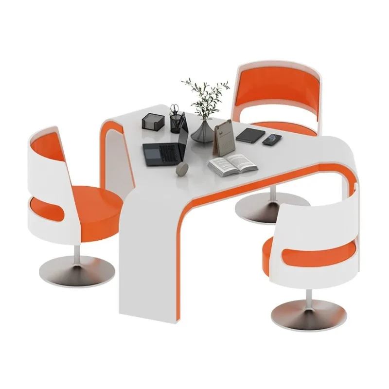 

Painting negotiation table Small leisure reception negotiation table