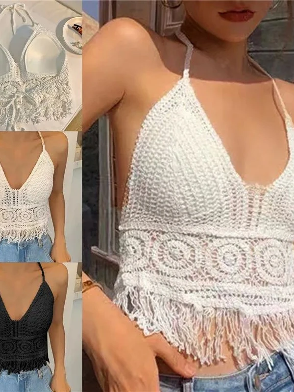 

Sexy Knitted Beach Ba Lingerie Strap Hollow out Design for Men And Women Suitable for Autumn Season Summer Collection