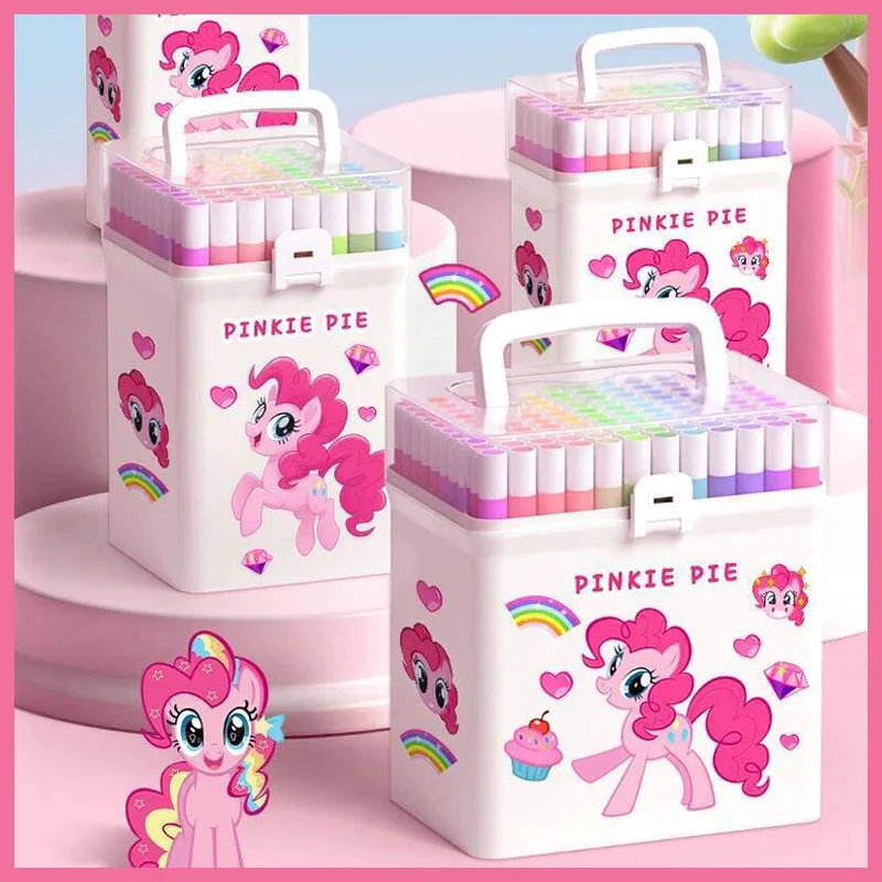 Pony Polly Cartoon Acrylic Marker Student Special Brush Can Be Stacked Color Impervious Doodle Pen Watercolor Pen Send Stickers