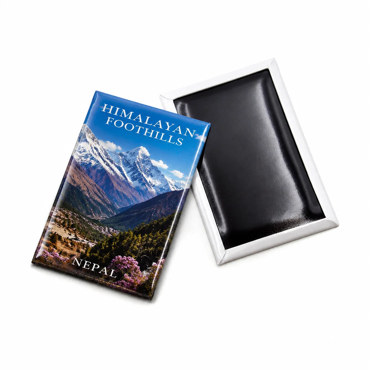 Custom High-Quality Rectangle Tinplate Fridge Magnets Creative Personality OEM Custom Photo Tinplate Refrigerator Fridge Magnets