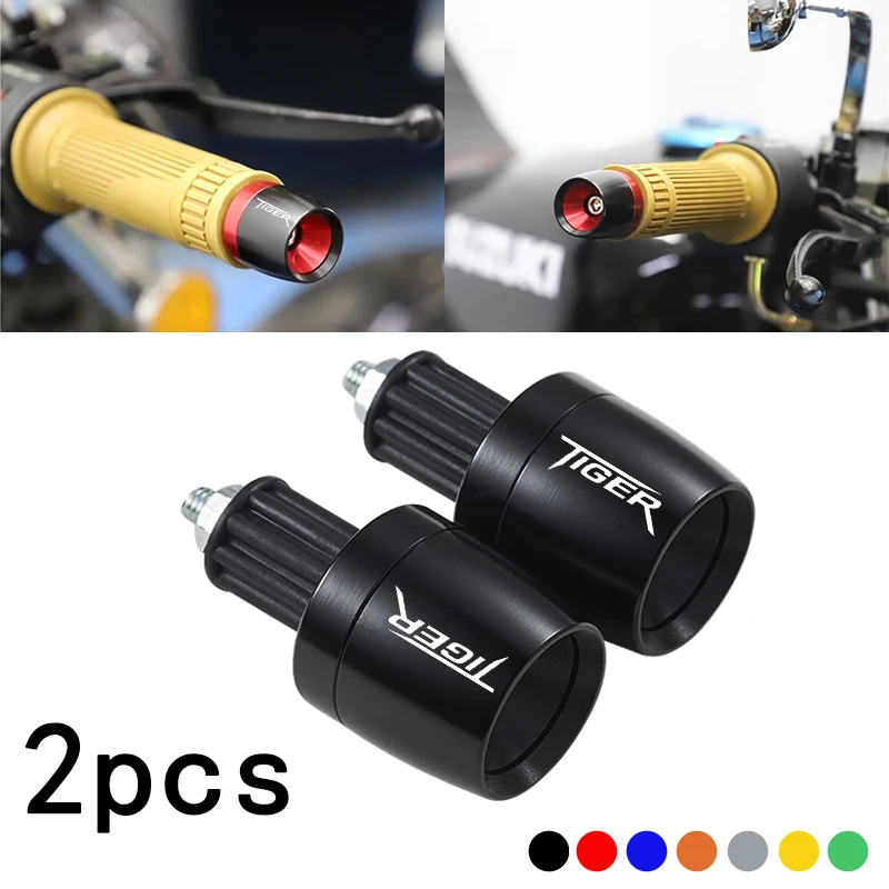 Extremos de empuñaduras de manillar de motocicleta, tapón final para Triumph Tiger 800 900 GT PRO Rally Explorer 1200 XCA XRX XRT XCX XCA