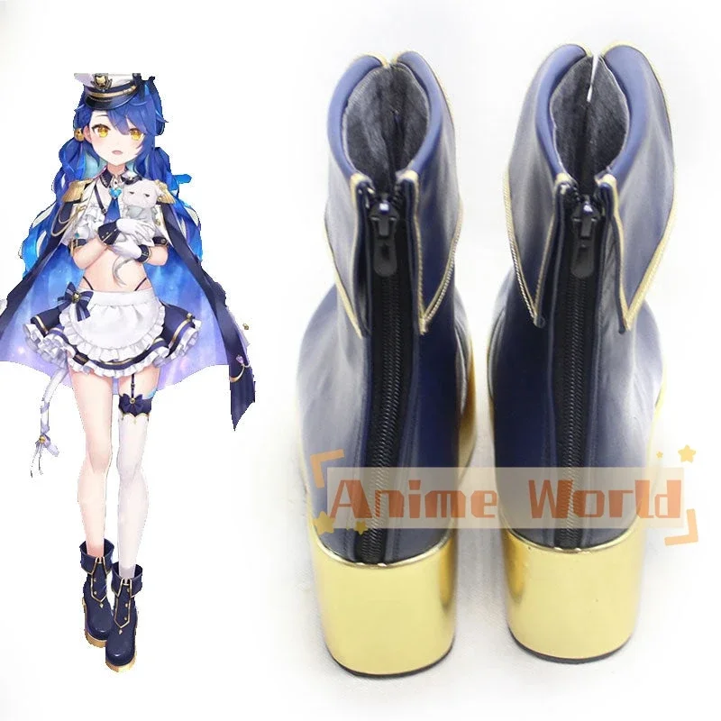 Amamiya Kokoro Militäruniform Maid Cosplay Schuhe Halloween Karneval Stiefel Nach Maß