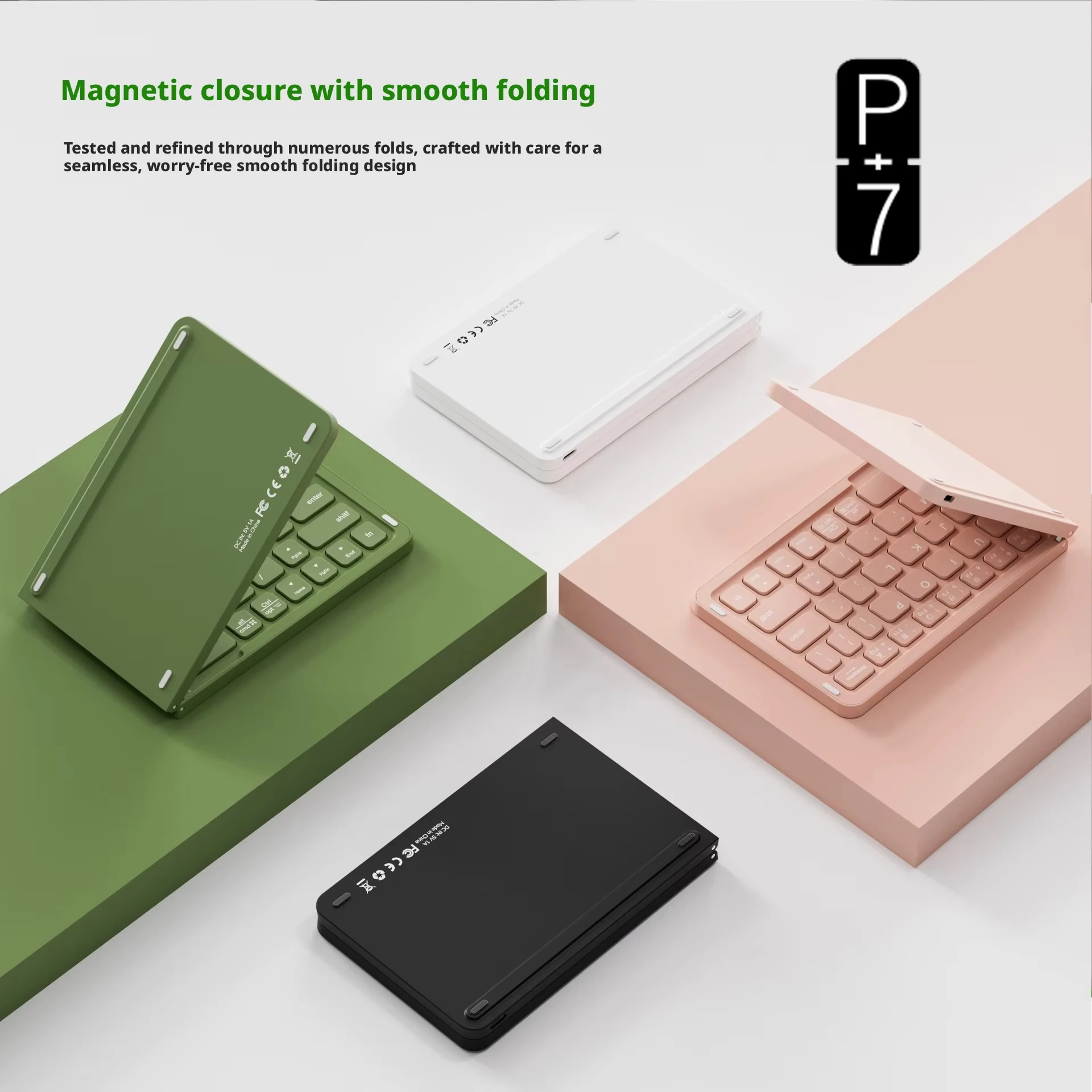 Foldable Bluetooth Keyboard Universal For Tablet & Phone Android IOS Compatible Portable Keyboard for Mobile Devices B023
